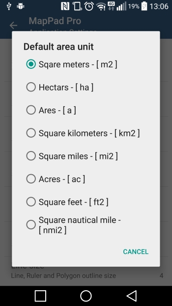 Area units