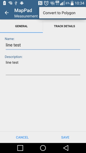 Converting line to polygon