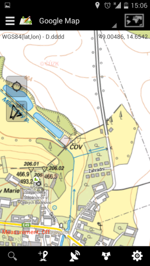 WMS - Czech Republic - Topographic map