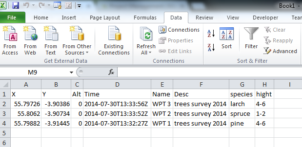 CSV Export